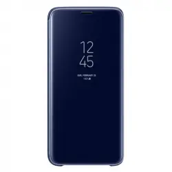 Samsung EF-ZG960 Clear View Standing Cover Azul para Samsung Galaxy S9