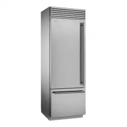 Smeg - Frigorifico Combi  Ventilado, Congelador No Frost - RF376LSIX Acero Inox