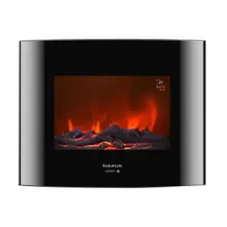 Chimenea Eléctrica Negra 2000 W, Taurus