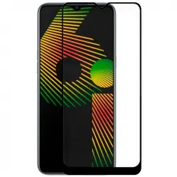 Cool Protector Pantalla Cristal Templado Full 3D Negro para Realme 6i