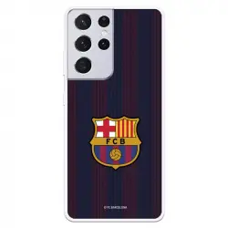 Funda Licencia Oficial FC Barcelona Rayas Blaugrana para Samsung Galaxy S21 Ultra