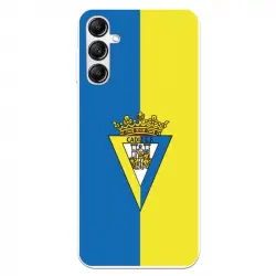Funda Para Samsung Galaxy A14 5g Del Cádiz Cf Escudo Fondo Bicolor - Licencia Oficial Cádiz Cf