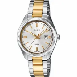 Reloj Anal?gico Casio Collection Mtp-1302psg-7avef/ 44mm/ Plata Y Dorado