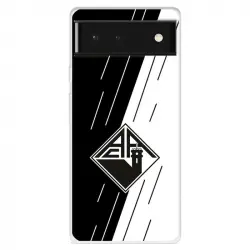 Funda Para Google Pixel 6 Del Académica De Coimbra Escudo Bicolor - Licencia Oficial Académica De Coimbra