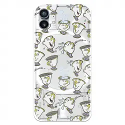 Funda Para Nothing Phone 1 Oficial De Disney Chip Potts Siluetas - La Bella Y La Bestia