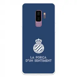 Funda Para Samsung Galaxy S9 Plus Del Rcd Espanyol Escudo Fondo Azul Escudo Fondo Azul - Licencia Oficial Rcd Espanyol