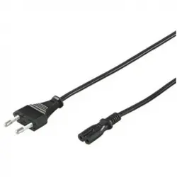 Goobay Cable de Alimentación IEC-320/C7 1.5m Negro