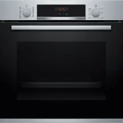 Horno - Bosch HBA5740S0, Multifunción, Pirolítico, 60 cm, 71 L, Acero inox