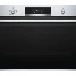 Horno - Bosch Serie 6 VBD5780S0, Multifunción, 112L, 90cm, 10 funciones, LCD, Clase A+, Pirolítico, Negro