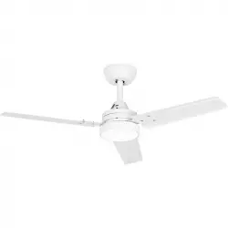 Jata JVTE4233 Ventilador de Techo con Luz LED y Mando 40W Blanco