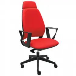 La Silla de Claudia 4U Silla Ergonómica Profesional Para Oficina Brazos Regulables Cabezal Rojo