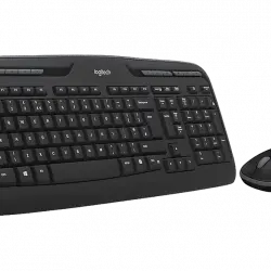 Pack Teclado + Ratón - Logitech Wireless Combo MK330, Inalámbrico, USB, Negro