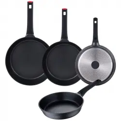 San Ignacio Set de 4 Sartenes de Aluminio Fundido 20/24/28/30cm