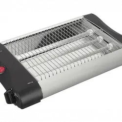 Tostadora - Jata TT588, horizontal, 600W, 4 tostadas, Negro