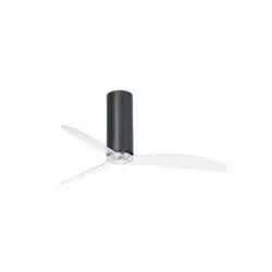 Tube Fan Ø128 Cms Negro Brillo 3 Palas Faro 32035