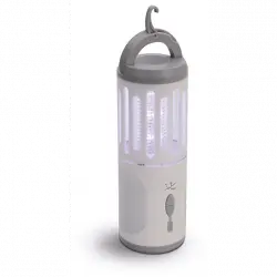 Atrapamosquitos - Jata MIB11, Lámpara, Linterna, Bombillas LED, Potencia 6W, Recargable, Blanco