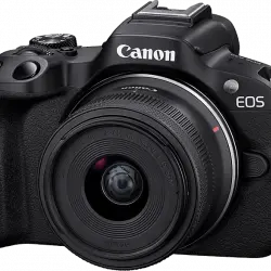 Cámara EVIL - Canon EOS R50 BK+RFS18-45/NO FF, 24.2 mp, 4K UHD, 7.5 cm, Wi-Fi, Negro