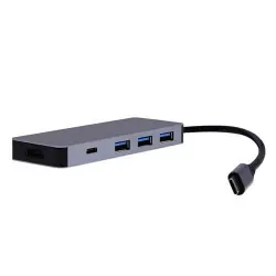 Hub T'nB iClick USB tipo C 6 en 1