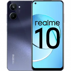 Móvil - realme 10, Negro, 256 GB, 8 GB RAM, 6.4 " Full HD+, MediaTek Helio G99 Octa Core, 5000 mAh, Android 12 Snow Cone