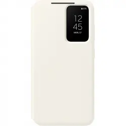 Samsung Smart View Wallet Case Funda Libro Crema para Galaxy S23