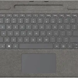 Teclado - Microsoft Surface Pro Signature, Para 8 Y X, Plata