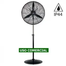 Ventilador De Pie Casafan 307501 Wm3 Stand Eco Negro Mate