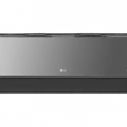 Aire acondicionado - LG MIRROR09UVN, Split 1x1, 2268 fg/h, WiFi, Inverter, Bomba de calor, Negro