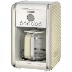 Ariete Vintage Cafetera de Goteo 4-12 Tazas Beige