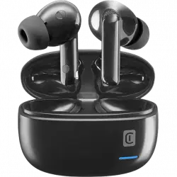 Auriculares inalámbricos - CellularLine BTECLIPSETWS, Intraurales, Bluetooth, Negro