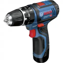 Bosch Pack GSB 12V-15 Professional Taladro Percutor 12V + 2 Baterías + Cargador