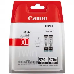 Canon PGI-570PGBK XL Twin Cartucho Original Negro