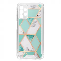 Carcasa De Mármol H?brido Con Esquinas Reforzadas - Verde Samsung Galaxy A13 4g