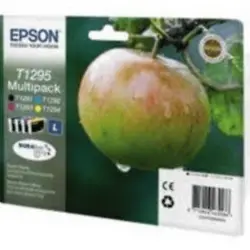 Cartucho de tinta - Epson C13T12954020 CT4CL Pack Manzana BL+ RF