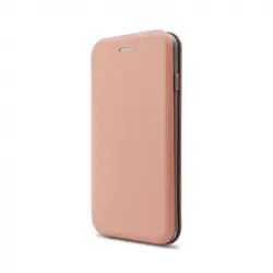 Funda Flip Style Rosa Dorado Para Iphone 13