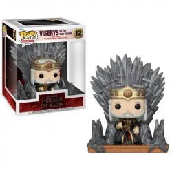 Funko Pop Deluxe Juego de Tronos: La Casa del Dragón Viserys en el Trono de Hierro