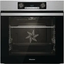 Horno - Hisense BI62216AX, Multifunción, Limpieza por agua, 77 l, 59.50 cm, Even Bake, Inox