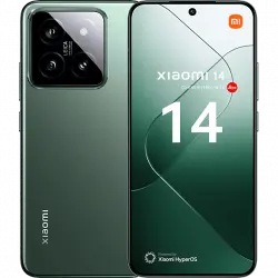 Móvil - Xiaomi 14, Verde, 512 GB, 12 GB RAM, 6.36" AMOLED 120Hz, Snapdragon 8 Gen 3, 4610 mAh, Android-HyperOS