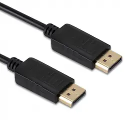 OcioDual Cable DisplayPort 4K Macho/Macho 3m Negro
