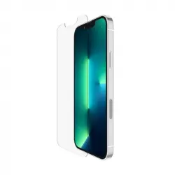 Belkin ScreenForce Protector de Pantalla Cristal Templado Antimicrobiano para iPhone 13/13 Pro