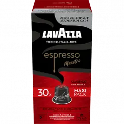 Cápsulas monodosis - Lavazza Espresso Clásico, 30 unidades, Compatibles con máquinas Nespresso, 171 g