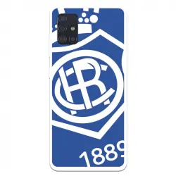 Funda Licencia Oficial Real Club Recreativo de Huelva Escudo Fondo Azul para Samsung Galaxy A51