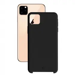 Ksix Soft Silicone Negra para iPhone 11