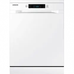 Lavavajillas - Samsung DW60M6050FW/EC, 14 servicios, 7 programas, 59.8 cm, Función Higiene, Configuración Flexible, Blanco