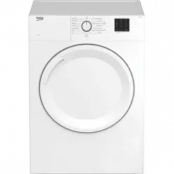 Secadora evacuación - Beko DV8120N, 8 kg, 15 programas, Blanco