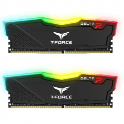 Team Group T-Force Delta RGB DDR4 3600MHz PC4-28800 16GB 2x8GB CL18 Negro