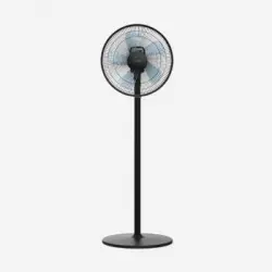 Ventilador De Pie - 3 Velocidades- Negro- Modo Oscilante - Universal Blue