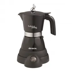 Ariete - Cafetera Eléctrica Moka Aroma Para 4 Tazas Negro