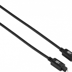 Cable óptico - ISY IC-650, 2 metros, Negro