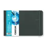 Cuaderno Canson Graduate Acuarela Fino horizontal 14x21,6cm 28 hojas 250g