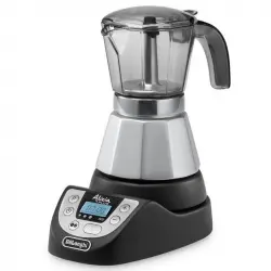 DeLonghi Alicia Plus EMKP42.B Cafetera Moka Eléctrica Semi-Automática Diseño Italiano 4 Tazas